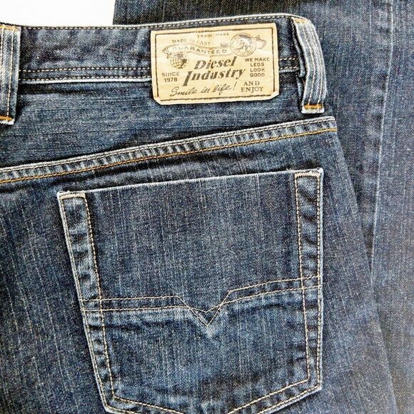Diesel Viker Jeans Made In USA Mens 34x28 - Picture 8 of 8